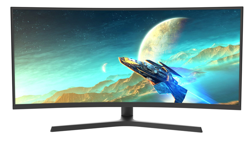 Valday 34" AL77AZF Curved (HVA; 21:9; 300cd; 4000:1; 5ms; 3440x1440x165Hz; 178/178; 2xHDMI; 2xDP; Audio out; Tilt; HAS; Spk; внешний БП; Black (РФ)