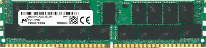 Micron DDR4 RDIMM 32GB 2Rx4 2933 MHz ECC Registered MTA36ASF4G72PZ-2G9 (Analog Crucial CT32G4RFD4293), 1 year