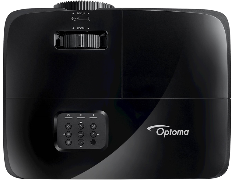 Optoma H185X Home Entertainment /Cinema (DLP,WXGA 1280x800, 3700Lm, 28000:1, HDMI, VGA, Composite video, Audio-in 3.5mm, VGA-OUT, Audio-Out 3.5mm, 1x10W speaker, 3D Ready, lamp 6000hrs, Black, 3.03kg)