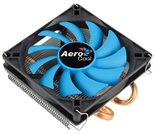 Aerocool Verkho 2 Slim 105W/ PWM / Intel 115*/775/1200 / AMD / Heat pipe 6mm x2