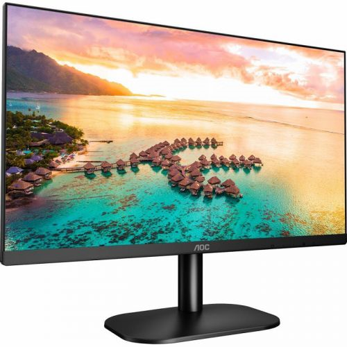 23,8" AOC 24B2XDAM 1920x1080, WLED, 16:9, VA, 250cd, 3000:1, 20M:1, 4ms, 178/178, VGA, DVI, HDMI, 75Hz, Speakers, Tilt, Внеш, VESA, Black, 3y