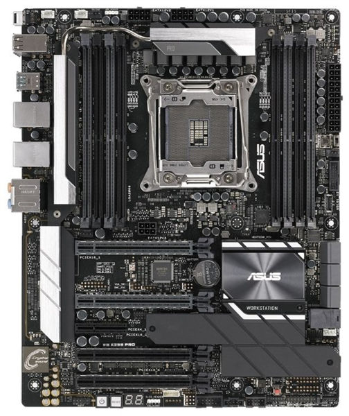 ASUS Motherboard WS X299 PRO / LGA-2066,X299,8DIMM,6xSATA 6Gb/s p,1xU.2,5PCIE,3Y Wr