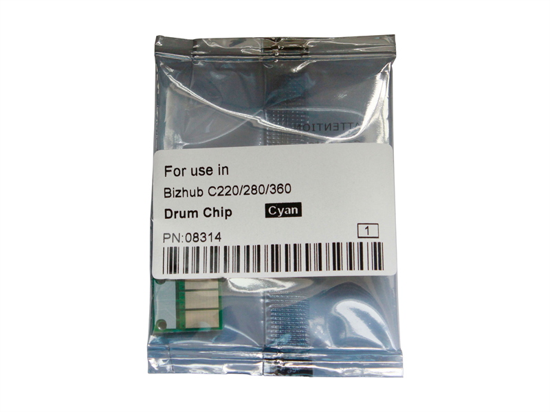 Чип драм-юнита для KONICA MINOLTA Bizhub C220/C280/C360 (CET) CMY, (WW), 90000 стр., CET8314