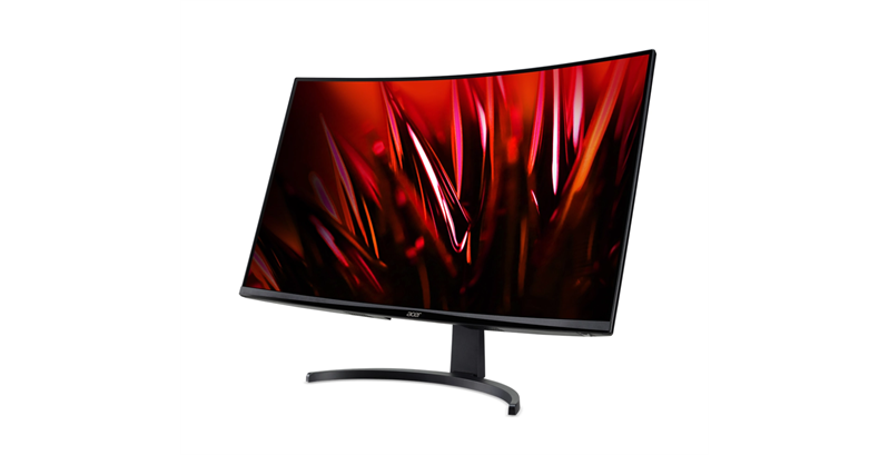 31,5'' ACER Nitro ED322QPbmiipx,ZeroFrame,Curved 1500R Black,16:9,VA,1920x1080,1ms,250cd,165Hz,1xVGA+2xHDMI(1.4/2.0) + 1xDP(1.2) + Audio Out, Speakers 2Wx2, sync: FreeSync Premium, hdr: HDR 10