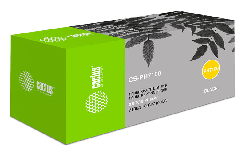Cactus CS-PH7100BK 106R02612 черный (5000стр.) для Xerox Phaser 7100/7100N/7100DN