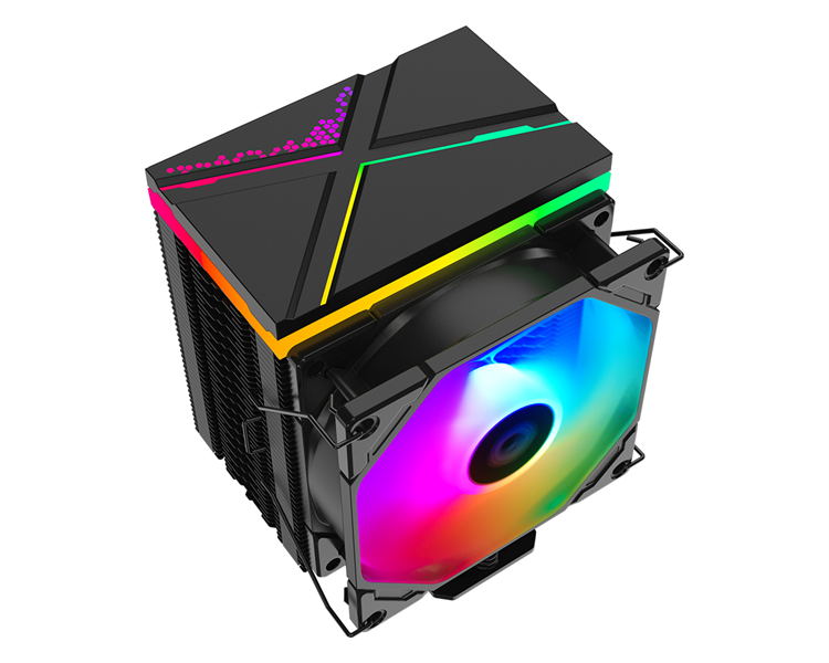ID-COOLING SE-914-XT ARGB V2 LGA20XX/1700/1200/115X/AM5/AM4 (16шт/кор, TDP 150W, PWM, 4 тепл.трубки прямого контакта, FAN 92mm, Addressable RGB LED) RET