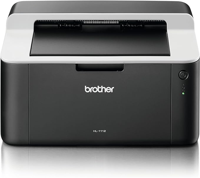 Brother HL-1112E, Принтер, ч/б лазерный, A4, 20 стр/мин, 1 МБ, USB, лоток 150 л., старт.картридж 1500 стр. Ex.HL1110R1 тонер TN1030