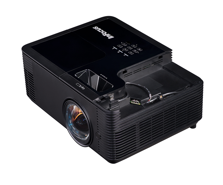 INFOCUS IN138HDST DLP,4000ANSILm,FullHD(1920x1080),28500:1,0.499:1,3.5mmin,VGA,HDMI1.4ax3(поддержка3D),USB-A(клав.,мышь),12Vtrigger,лампа15000ч.(ECOmode),Monitorout(VGA),RS232,RJ45,21дБ,3.2кг
