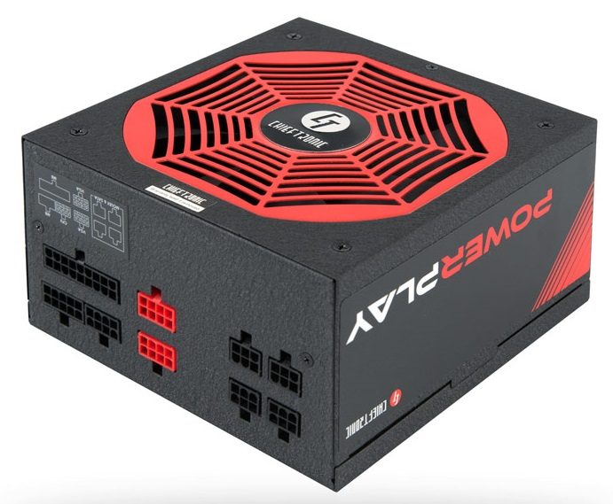 Chieftec CHIEFTRONIC PowerPlay GPU-750FC (ATX 2.3, 750W, 80 PLUS GOLD, Active PFC, 140mm fan, Full Cable Management, LLC design, Japanese capacitors)