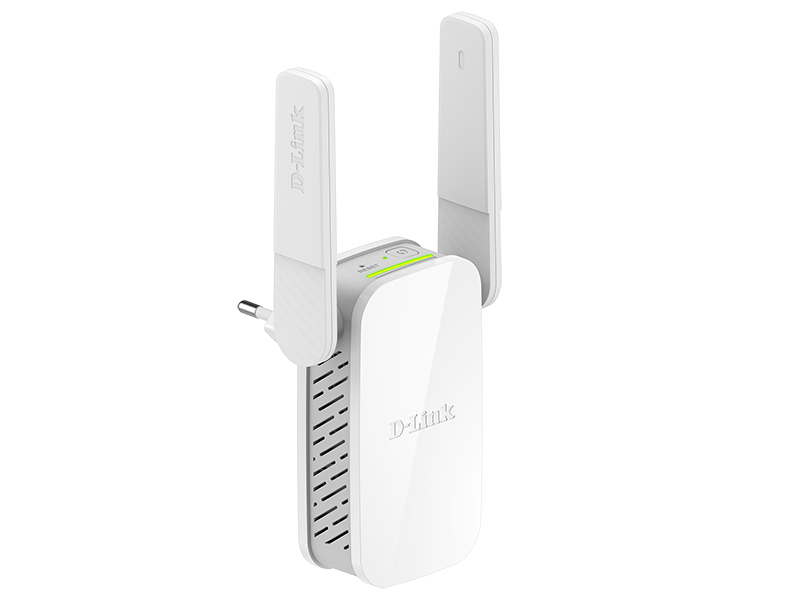 D-Link Двухдиапазонный беспроводной повторитель АС1200, 1x100Base-TX, 1 внешняя несъемная антенна 3 дБи, 1 внешняя несъемная антенна 2 дБи