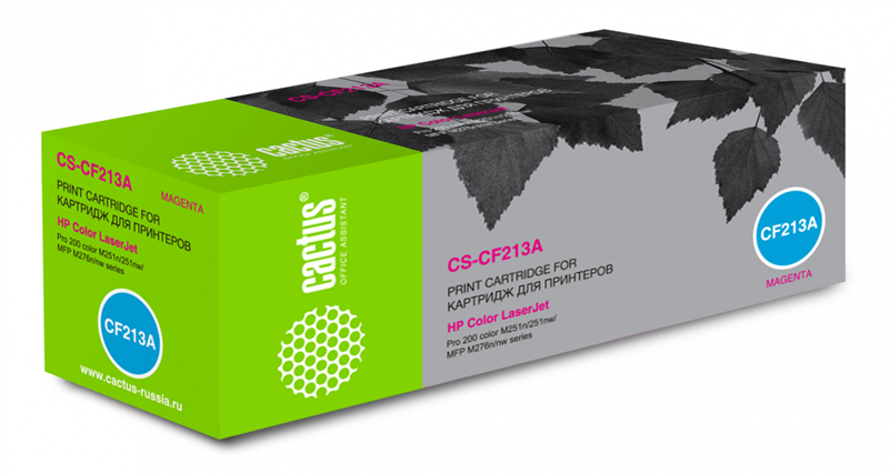 Cactus CS-CF213A CF213A пурпурный (1800стр.) для HP LJ Pro 200 M251/M276