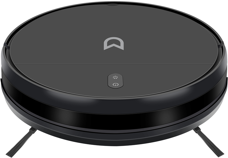 Robot vacuum IRBIS Bean 0321, 2600 mAh, 28W, black. Incl.: charging stat, power adapter, remote, AAA batt. 2, nozzle & cloth for wet, water tank, dust collector, brushes 2, filter 4, cleaning brush