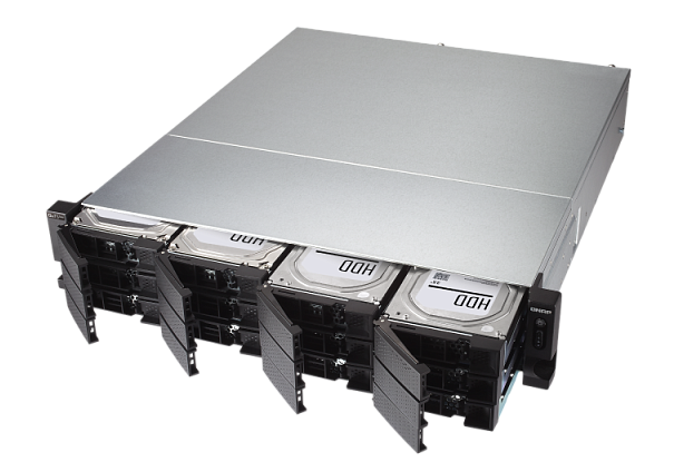 QNAP ENTERPRISE 2U/18bay QC 2,6GhzCPU/32Gb(up128)/upto 274HDD with TL-R1620Sep/SATA(3,5" 2,5")/2xUSB/3xExp.slot/4x2,5Gb 2x10Gb(SFP+)/iSCSI/2xPS/no rail(RAIL-B02)/5YW TS-h1886XU-RP-R2-D1622-32G-EU-RU