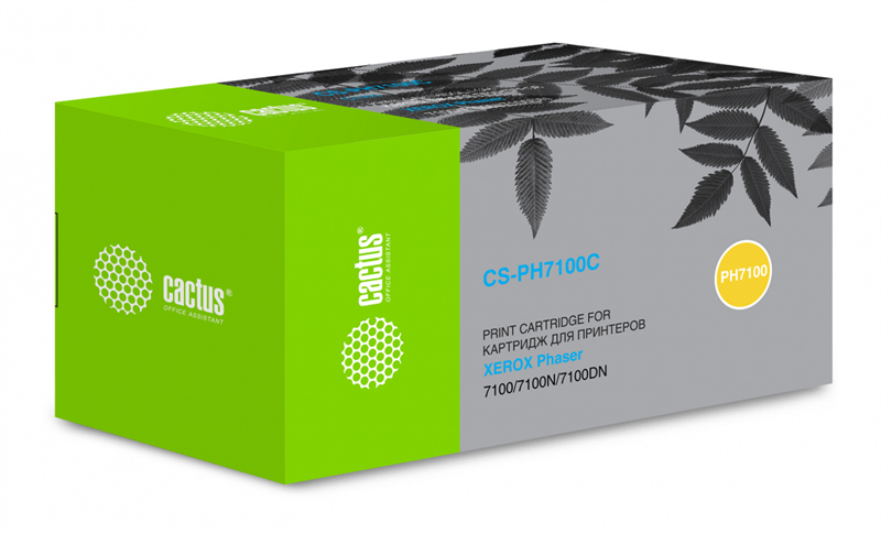 Cactus CS-PH7100C 106R02606 голубой (4500стр.) для Xerox Phaser 7100/7100N/7100DN