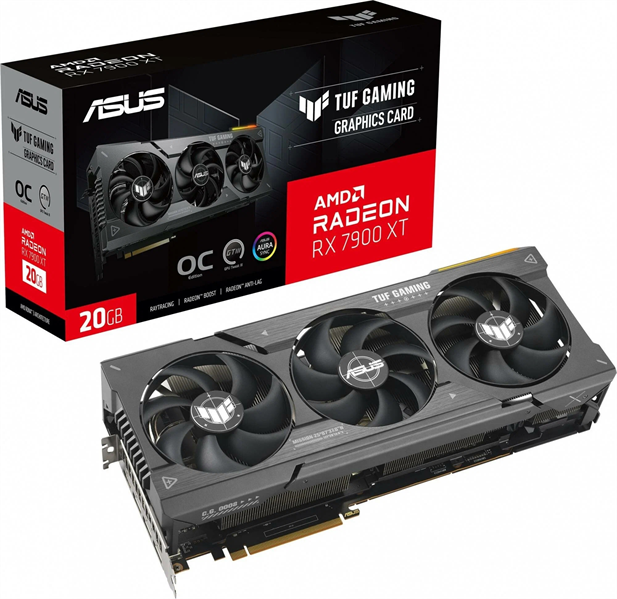 ASUS TUF-RX7900XT-O20G-GAMING//RX7900XT HDMI*1 DP*3 20G D6; 90YV0IV1-M0NA00