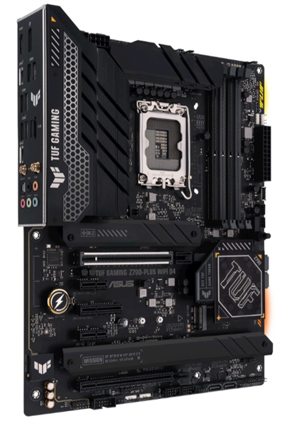 ASUS TUF GAMING Z790-PLUS WIFI D4, LGA1700, Z790, 4*DDR4, 4*SATA, 4*M.2, 6*USB 3.2, Type-C, 2*PCIx16, 1*PCIx4, 2*PCIx1, DP+HDMI, ATX; 90MB1CR0-M0EAY0