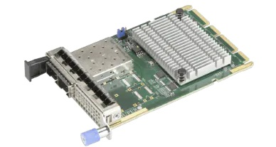 Supermicro AOC-ATG-i2SM AIOM Dual-Port 10GbE SFP+,b/ on X710-BM2 with 0.5U Brack
