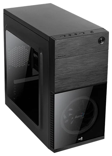 Aerocool Cs-105 Red (mATX, без БП, 1x USB3.0, 1x USB2.0, 1x 12cm red LED front fan)