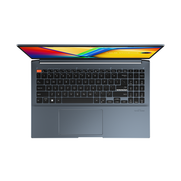 ASUS Vivobook Pro 15 OLED K6502VJ-MA143 Intel Core™ i5-13500H/DDR5 16GB/512GB M.2 SSD/15.6" 3К (2880 x 1620)OLED Touch 120Hz)/RTX3050(4GB GDDR6)/No OS/TQuiet Blue/1,8Kg/RU_EN_Keyboard