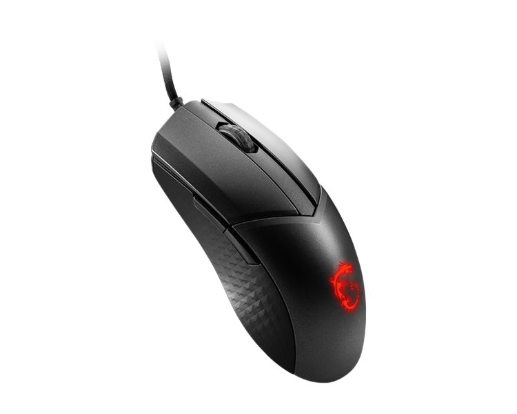Gaming Mouse MSI Clutch GM41 Lightweight V2, Wired, 65g, DPI 16000, Symmetrical design, black