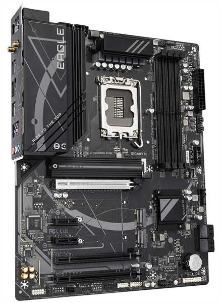 GIGABYTE Z790 EAGLE AX, LGA1700, Z790, 4*DDR5, 4*SATA, 3*M.2, 2*USB 3.2, 2*USB 2.0, Type-C, 3*PCIx16, 2*PCIx1, HDMI+DP, ATX