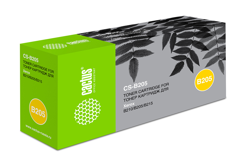 Cactus CS-B205 106R04348 черный (3000стр.) для Xerox B205/210/215 Multifunction printer