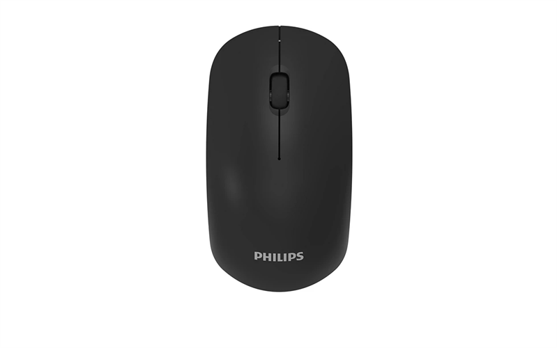 Philips Беспроводная Мышь SPK7315, 2,4 GHz , 3 кноп., 1600dpi, бесшумная, Чёрный