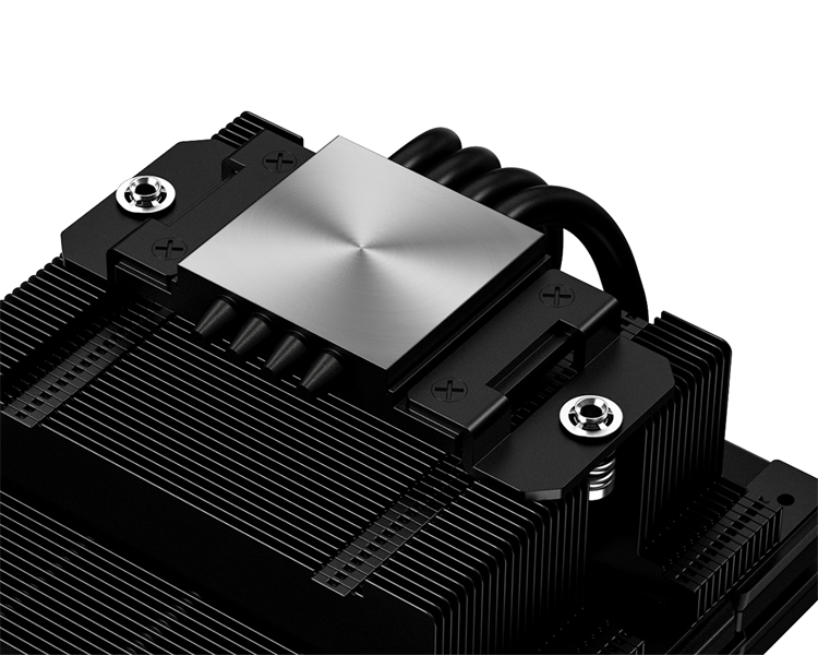 ID-COOLING IS-65-XT BLACK LGA1700/1200/115X/AM5/AM4 низкопрофильный высота 65mm (18шт/кор, TDP 125W, PWM, 4 тепл.трубок + медная база, FAN 120mm, черный) BOX