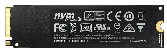 SSD M.2 (PCI-E NVMe) 512Gb Samsung 970 PRO (R3500/W2300MB/s) (MZ-V7P512BW) 1year