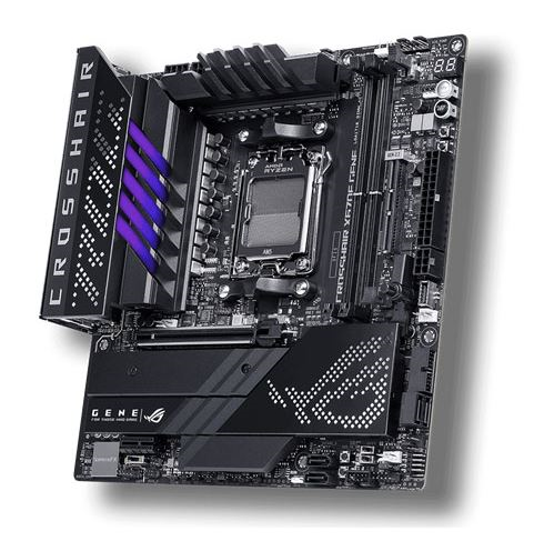 ASUS ROG CROSSHAIR X670E GENE, AM5, X670, 2*DDR5, 4*SATA, 4*M.2, 7*USB 3.2, 1*USB 2.0, 2*USB4, Type-C, 2*PCIx16, 1*PCIx1, ATX; 90MB1B80-M0EAY0