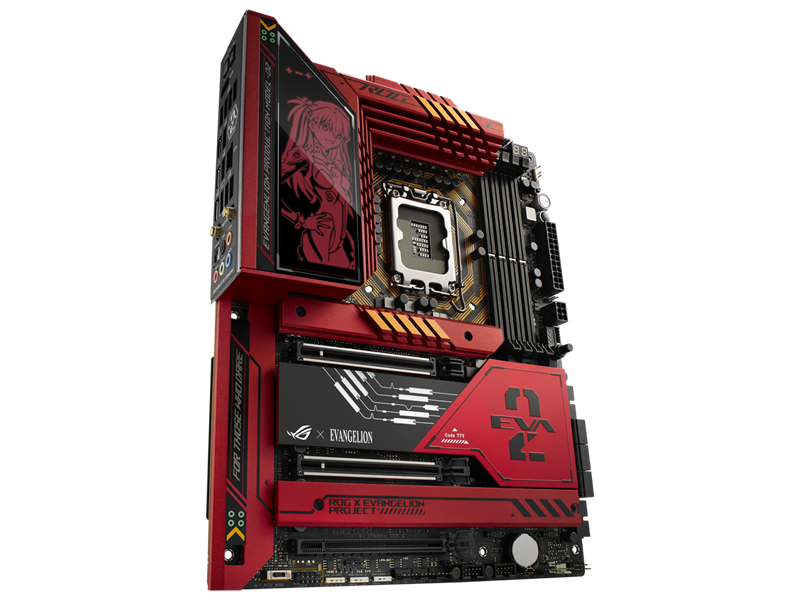 ASUS ROG MAXIMUS Z790 HERO EVA-02, LGA1700, 4*DDR5, 6*SATA, 5*M.2, 9*USB 3.2, 2*USB4, Type-C, 3*PCIx16, HDMI, ATX