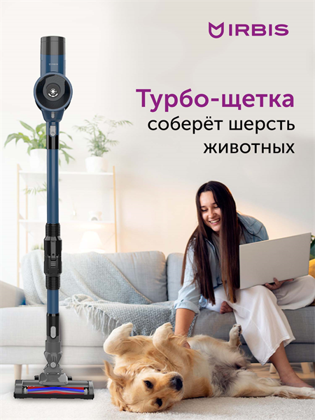 Vacuum cleaner IRBIS Hurricane IVH0222, 22.2V, 2200 mAh, 120W