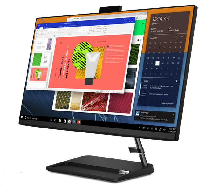 Lenovo IdeaCentre AIO 3 27ALC6 27" FHD (1920x1080) IPS 250N, Ryzen 7 7730U, 2x8GB SO-DIMM DDR4-3200, 512GB SSD M.2, Radeon Graphics, WiFi 6, BT, 0.5MP Cam, USB KB&Mouse, NoOS, Black, 1Y