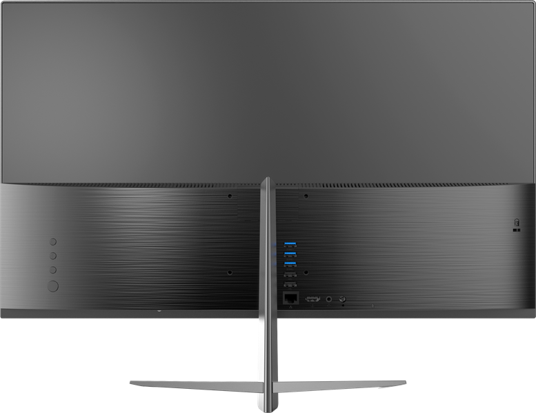IRBIS MB2382 Breeze 23.8" AIO, CPU intel N4020, 23.8" LCD (1920x1080IPS), 8GB + 256GB SATA SSD, AC wifi, brush dark grey, with RJ45, EU adaptor 12V 3A, Win11 Home