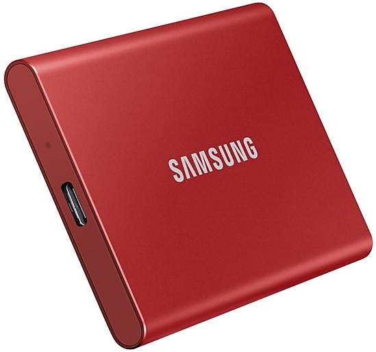 SSD Samsung T7 External 2Tb RED USB 3.2 (MU-PC2T0R/WW) 1year