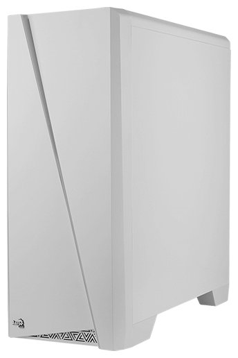 Aerocool Cylon White, ATX, без БП, RGB-подсветка, окно, картридер, 1x USB 3.0 + 2x USB 2.0, 1х120-мм вентилятор в комплекте