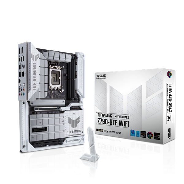 ASUS TUF GAMING Z790-BTF WIFI, LGA1700, Z790, 4*DDR5, 4*SATA, 4*M.2, 7*USB 3.2, Type-C, 2*PCIx16, 1*PCIx4, 2*PCIx1, DP+HDMI, ATX; 90MB1GU0-M0EAY0