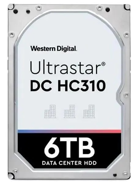 Supermicro HDD-A6TB-HUS726T6TAL5204 Western Digital Ultrastar DC HС310 HDD 3.5" SAS 6TB, 7200 rpm, 256MB buffer, 512e
