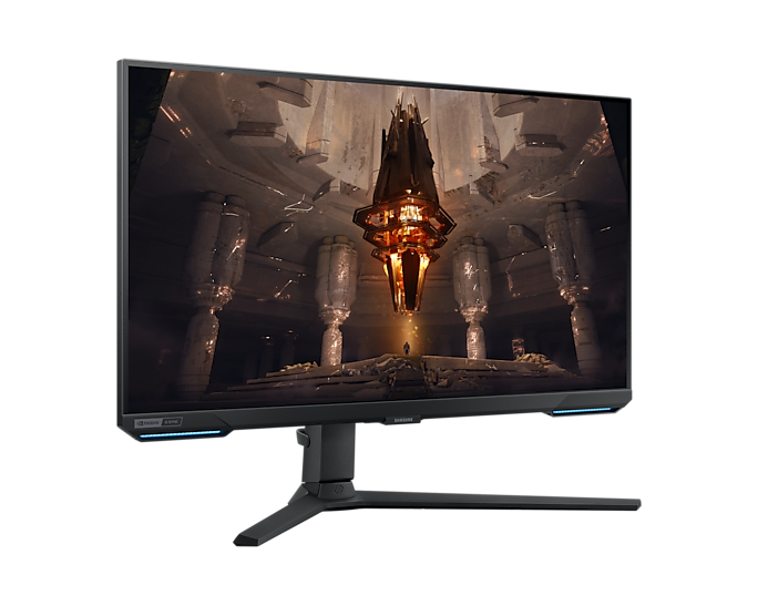 Samsung 28" Odyssey G7 S28BG700EI IPS LED 16:9 3840x2160x144Hz 1ms 300cd 1000:1 178/178/ 2*HDMI DP 2xUSB3.0 Smart TV Tizen™ WiFi5 BT5.2 Tilt Swiv HAS Pivot Spk VESA Black