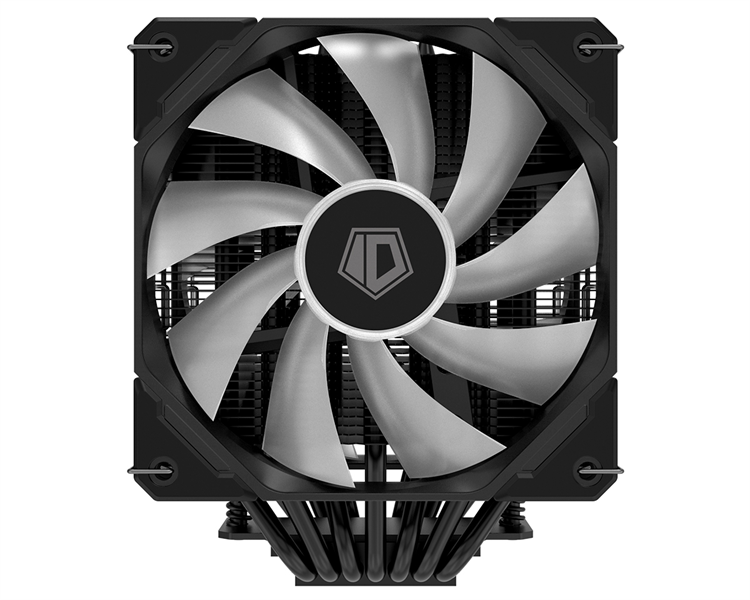 ID-COOLING SE-207-XT ARGB LGA20XX/1700/1200/115X/AM5/AM4 (8шт/кор, TDP 280W, PWM, черный, 7 тепл.трубок + медная база, 2 x FAN 120mm, Addressable RGB LED) RET