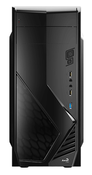 Aerocool CS-1102 черный без БП ATX 1x80mm 1x120mm 2xUSB2.0 1xUSB3.0 audio