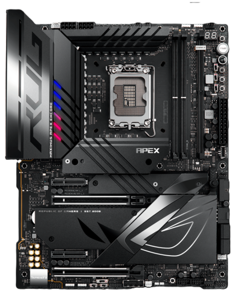 ASUS ROG MAXIMUS Z790 APEX ENCORE, LGA1700, Z790, 2*DDR5, 4*SATA, 5*M.2, 9*USB 3.2, Type-C, 2*PCIx16, 2*PCIx4, ATX; 90MB1FX0-M0EAY0