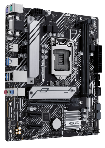 ASUS PRIME H510M-A R2.0, LGA1200, H470, 2*DDR4, 4*SATA, 1*M.2, 4*USB 3.2, 2*USB 2.0, 1*PCIx16, 2*PCIx1, HDMI+DP+VGA, mATX; 90MB1FP0-M0EAY0
