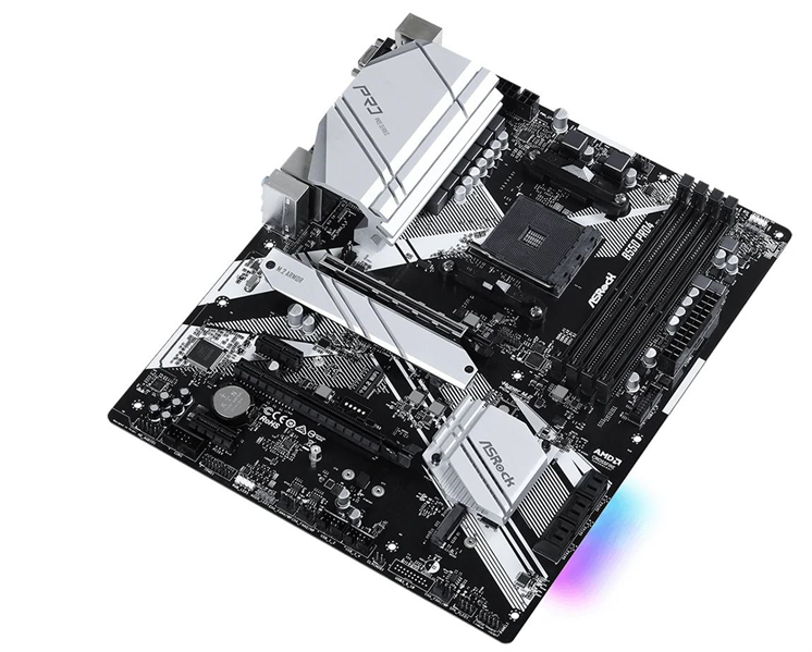 ASROCK B550 PRO4, AM4, B550, 4*DDR4, 6*SATA, 2*M.2, 5*USB 3.2, Type-C, 6*PCIx16, 2*PCIx1, 1*M.2 (Key E), HDMI+D-Sub, ATX