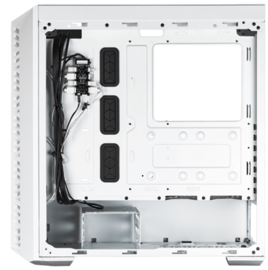 Cooler Master MasterBox 520 WHITE U3x1, U3.1type Cx1, Audio, ARGB fanx3, front TG panel