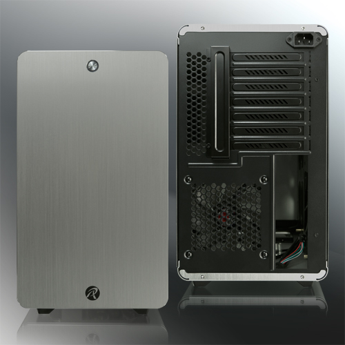 Raijintek THETIS SILVER CLASSIC (Aluminum, ATX; 1.5mm Aluminum side panel; 120x120x25 O-type LED fan pre-installed at rear; 2*USB3.0; Supports 3.5 HDD *2 + 2.5 SSD *2 ; 7 PCI slots; Rubber feet)