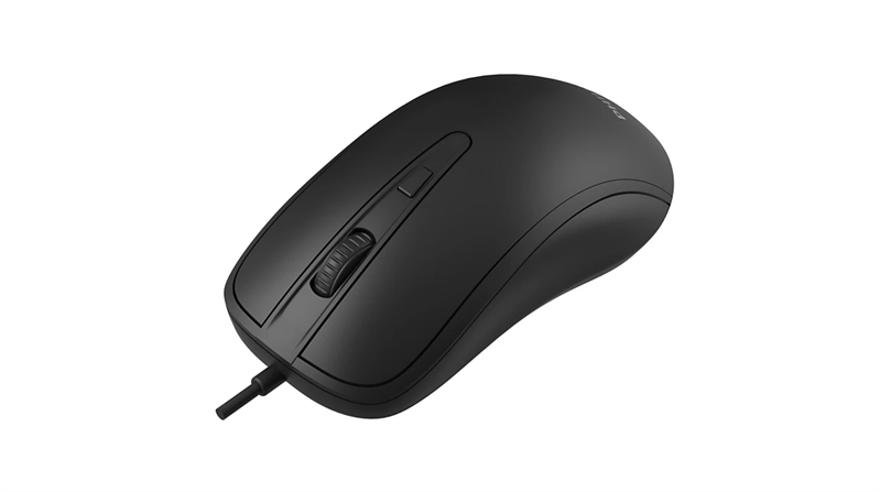 Philips Проводная Мышь SPK7214, 4 кноп., USB 2.0, 800-1600dpi, Чёрный