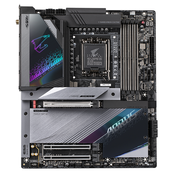 GIGABYTE Z790 AORUS MASTER, LGA1700, Z790, 4*DDR5, 4*SATA, 4*M.2, 11*USB 3.2, Type-C, 3*PCIx16, DP, ATX
