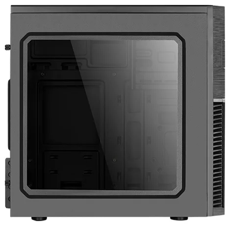 Aerocool Cs-105 Blue (mATX, без БП, 1x USB3.0, 1x USB2.0, 1x 12cm blue LED front fan)