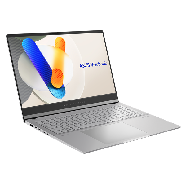 ASUS Vivobook S 15 OLED M5506NA-MA013 AMD Ryzen5 7535HS Mobile 3.3GHz LPDDR5X 16GB 1TB PCIE G4 SSD 15.6" 3К (2880 x 1620) OLED 120Hz Without OS Cool Silver
